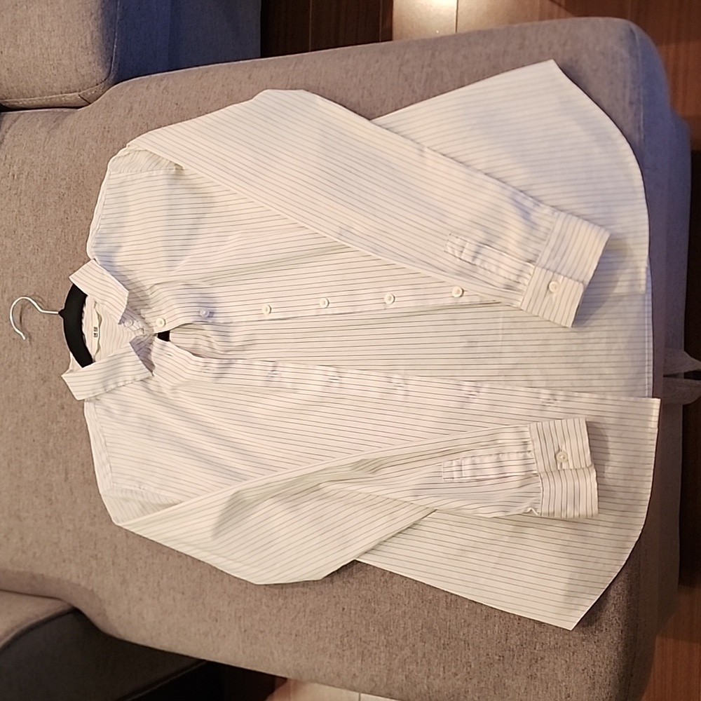 White button down